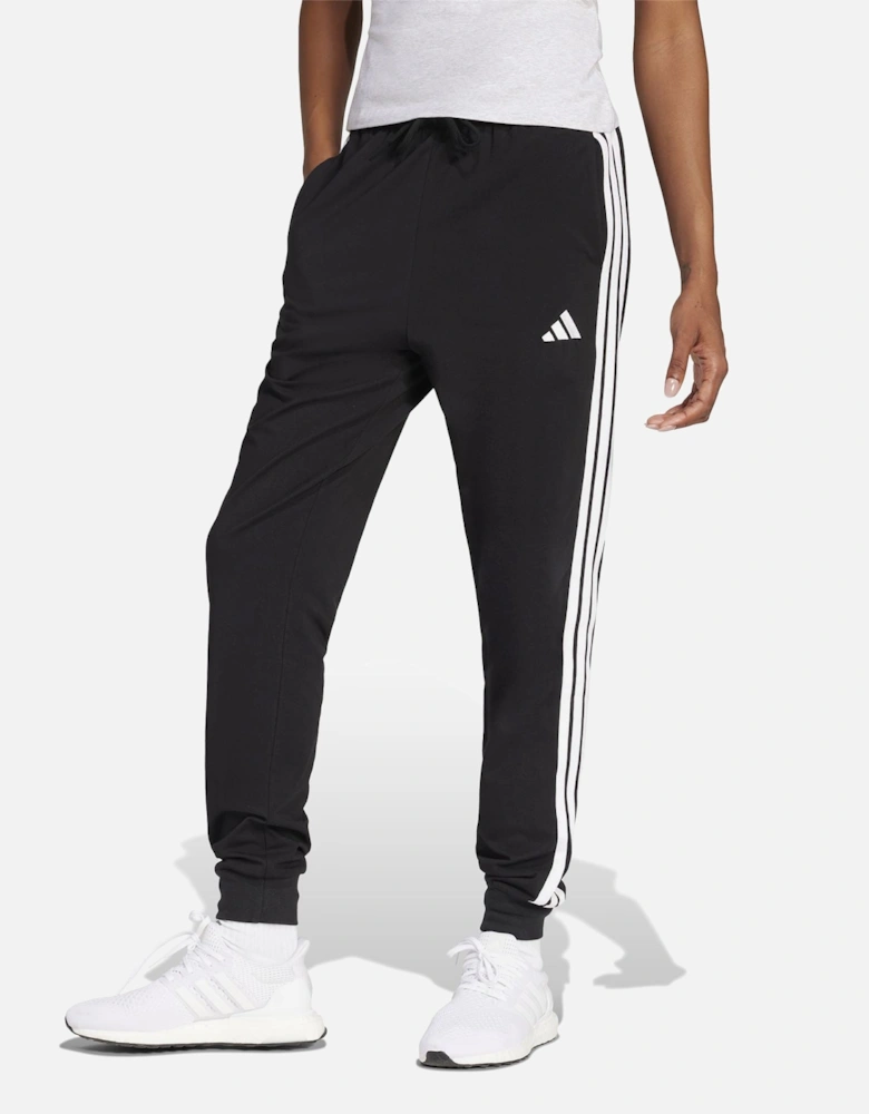 Women's 3 Stripe Black/White Joggers