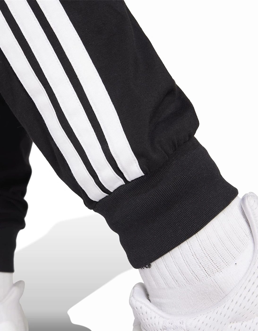 Women's 3 Stripe Black/White Joggers
