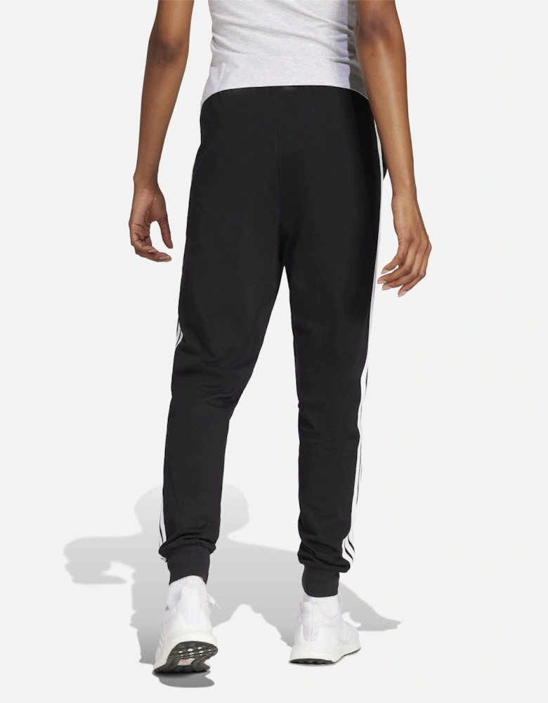 Women's 3 Stripe Black/White Joggers