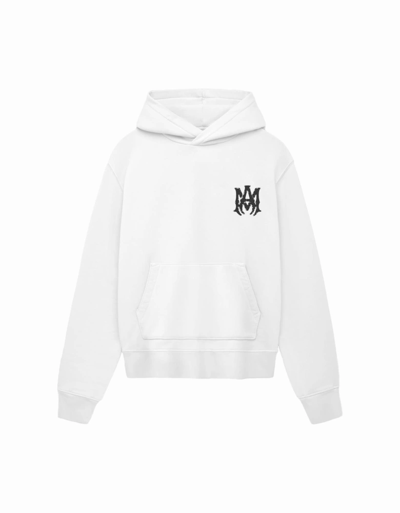 MA Core Logo Printed Hoodie in White