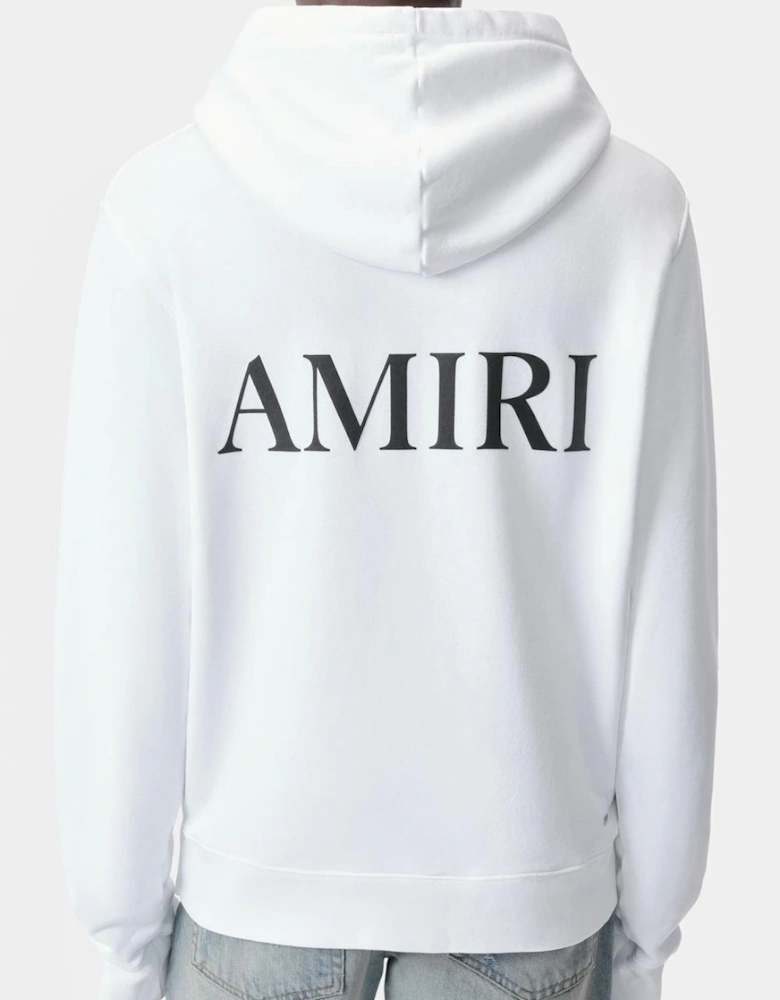 MA Core Logo Printed Hoodie in White