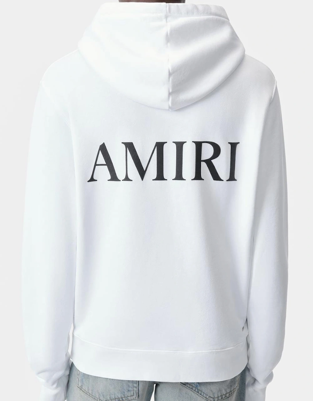 MA Core Logo Printed Hoodie in White