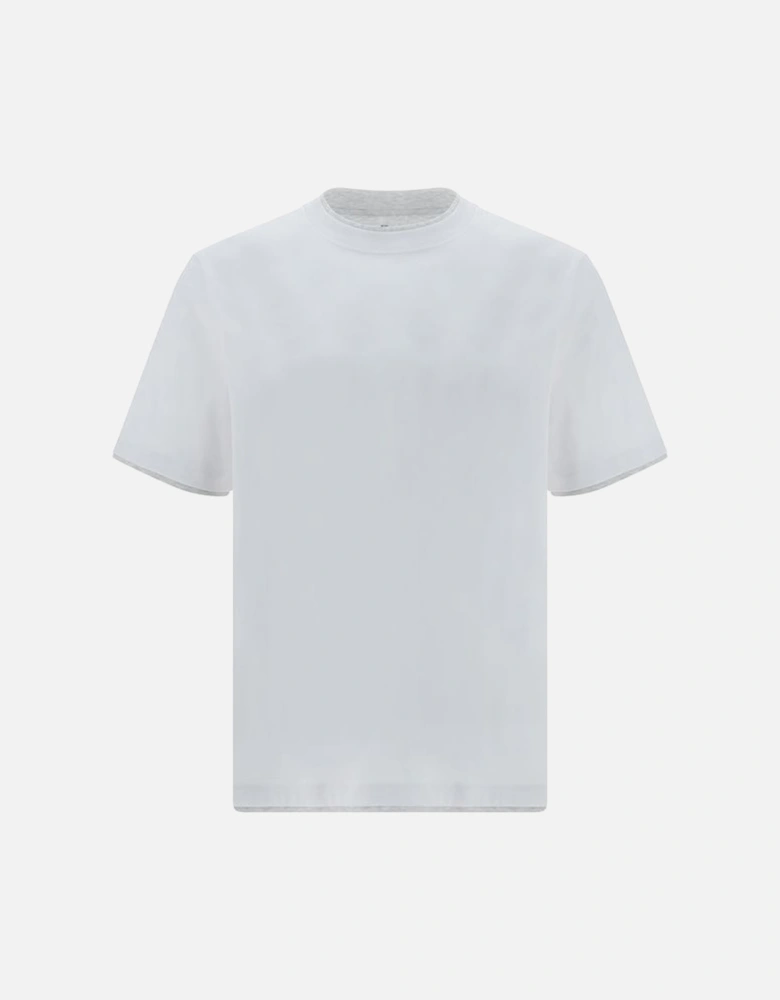Two-Tone Double Layer Cotton T-Shirt