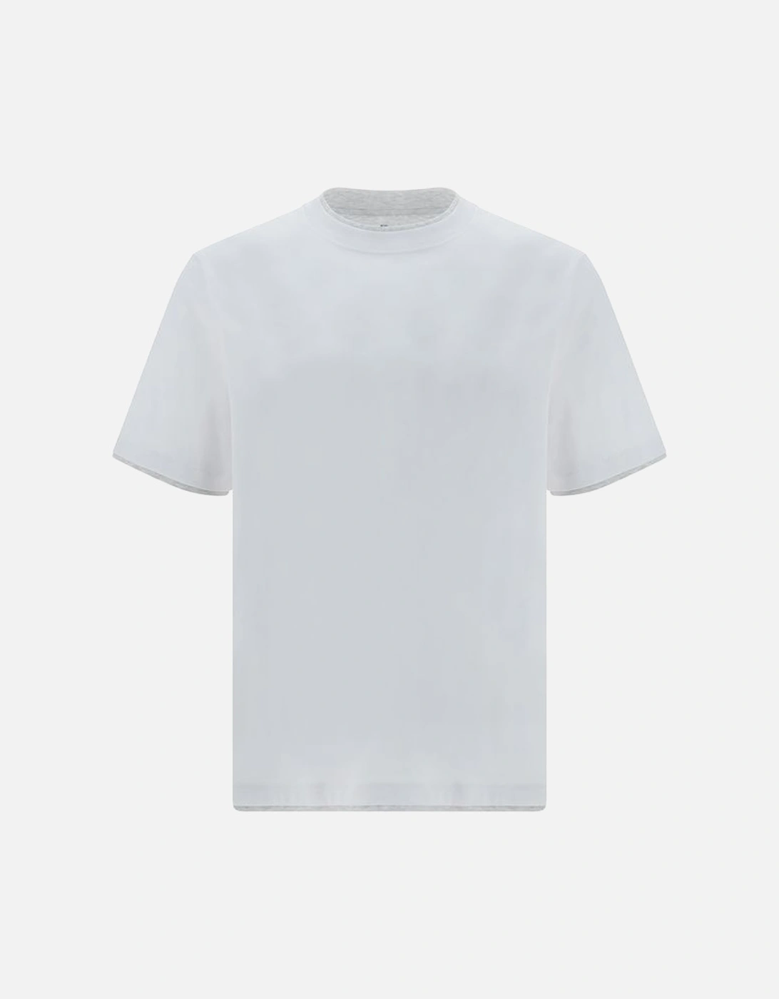 Two-Tone Double Layer Cotton T-Shirt