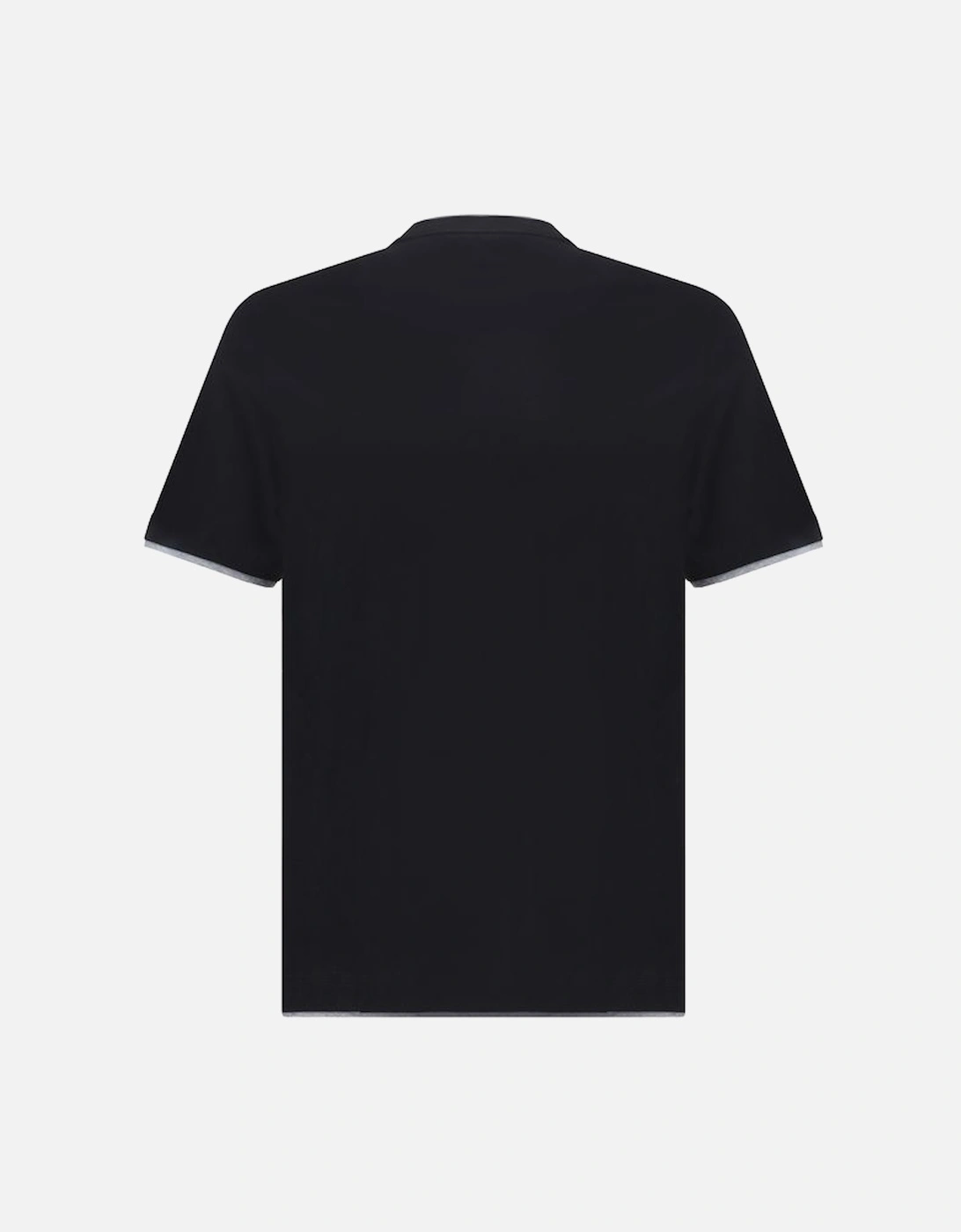 Two-Tone Double Layer Cotton T-Shirt