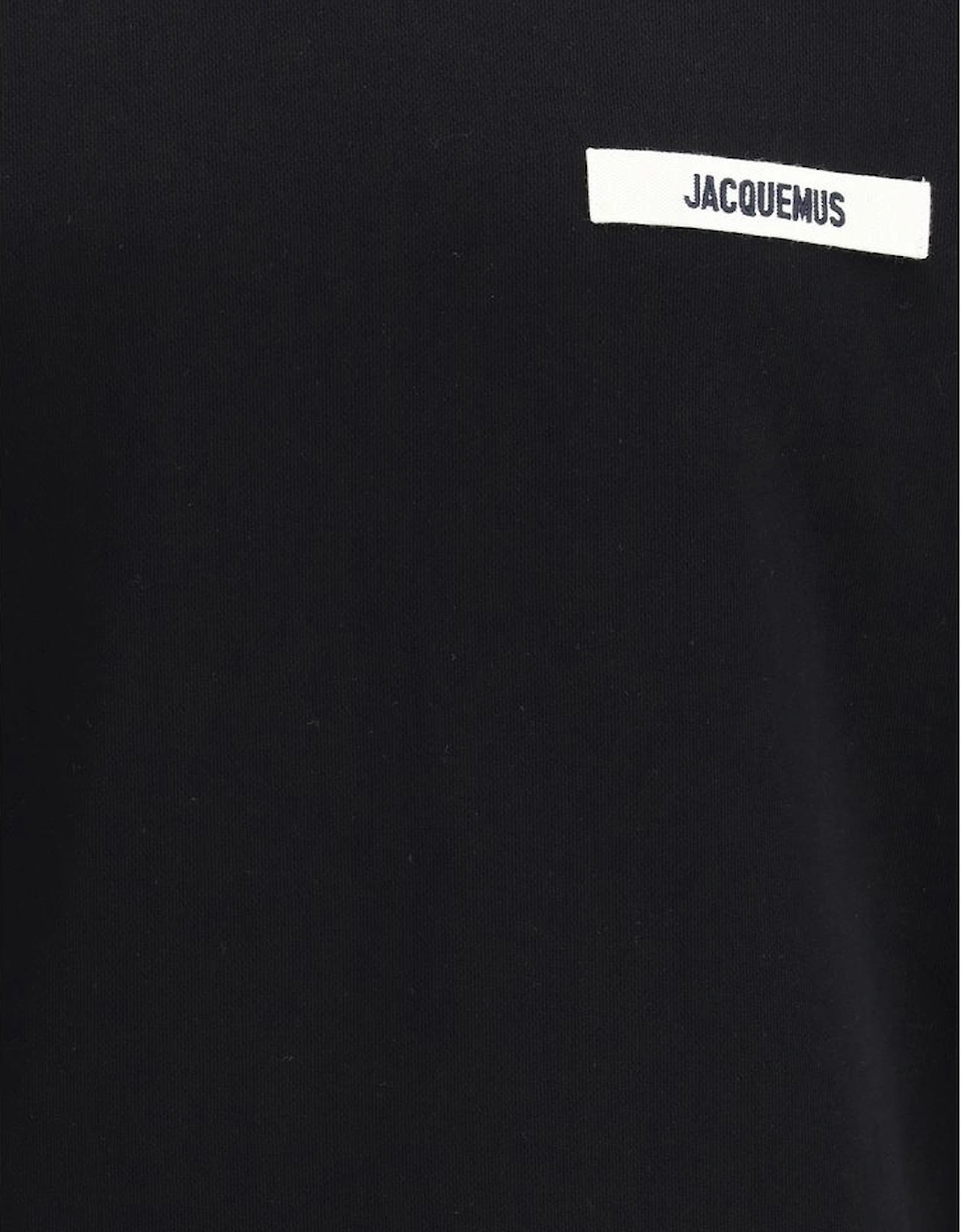 Logo Patch Cotton Hoodie with Fleece Interior