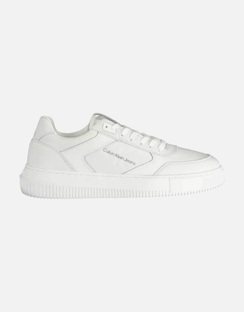 Y01001 White Leather Sneakers