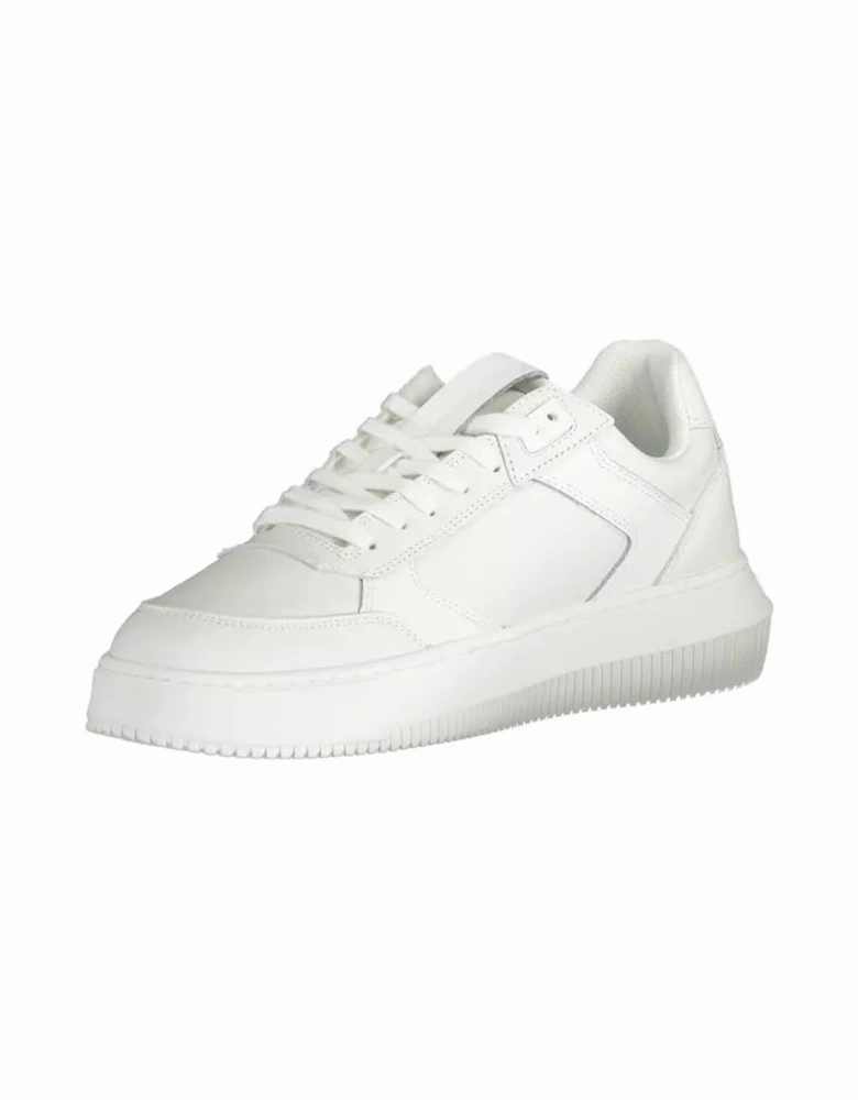 Y01001 White Leather Sneakers