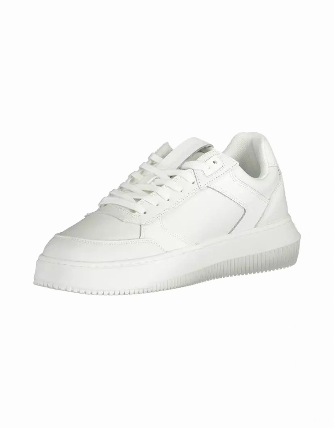 Y01001 White Leather Sneakers