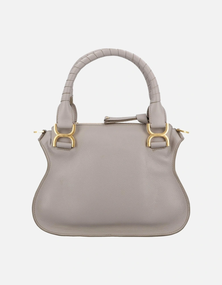 Leather Satchel with Top Handle and Shoulder Strap for Women
