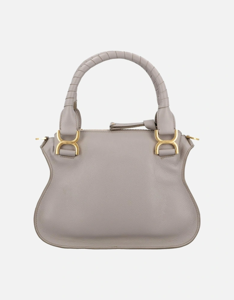Leather Satchel with Top Handle and Shoulder Strap for Women