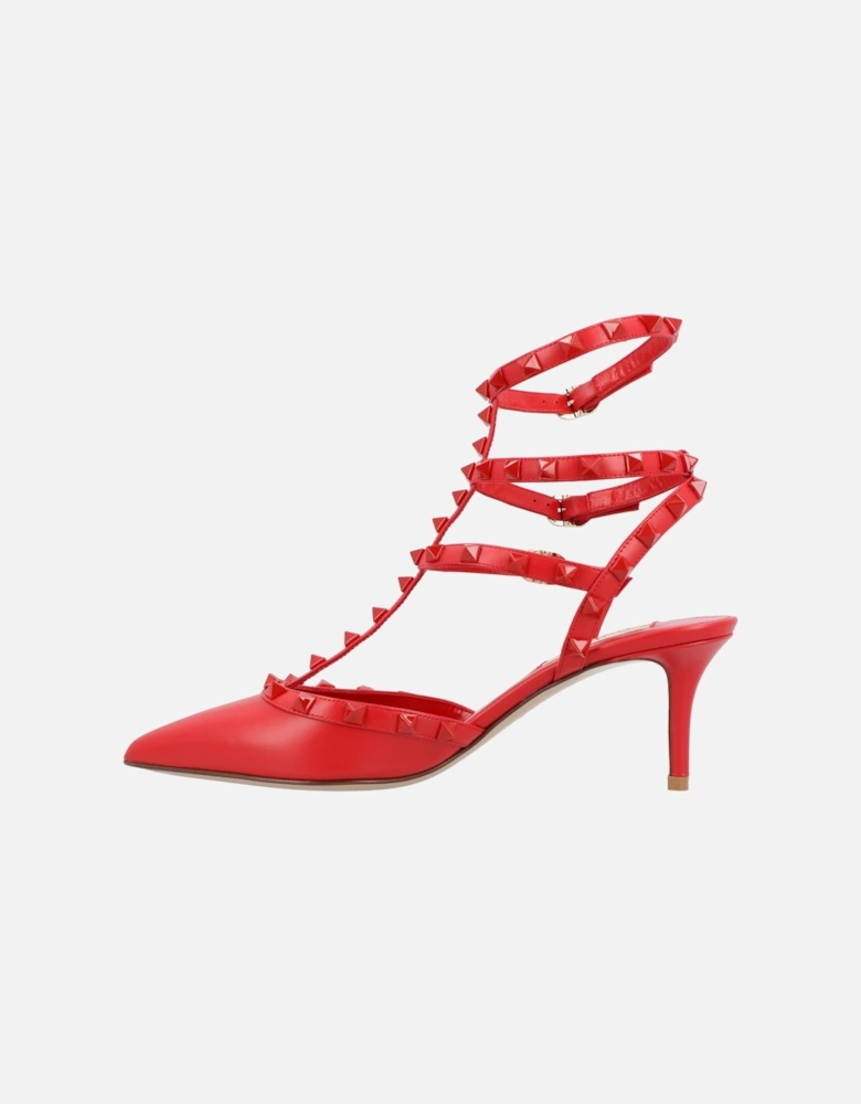 Heel Pumps with Strap and Pointed Toe for Parties & Special Events