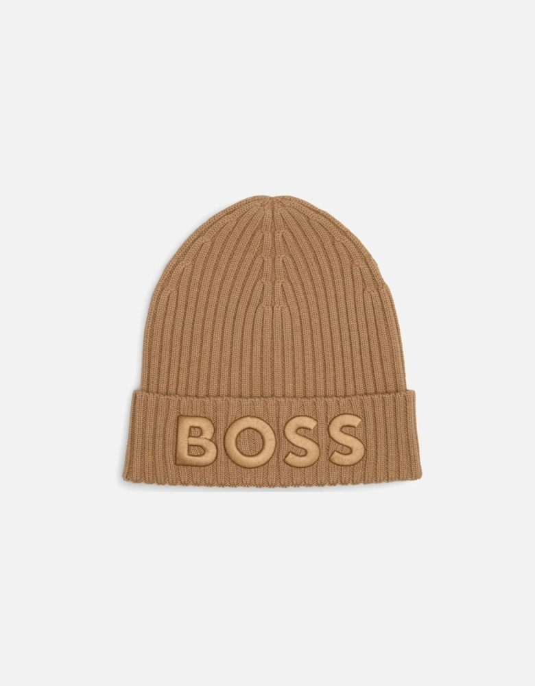 Lara Embroidered Logo Beanie
