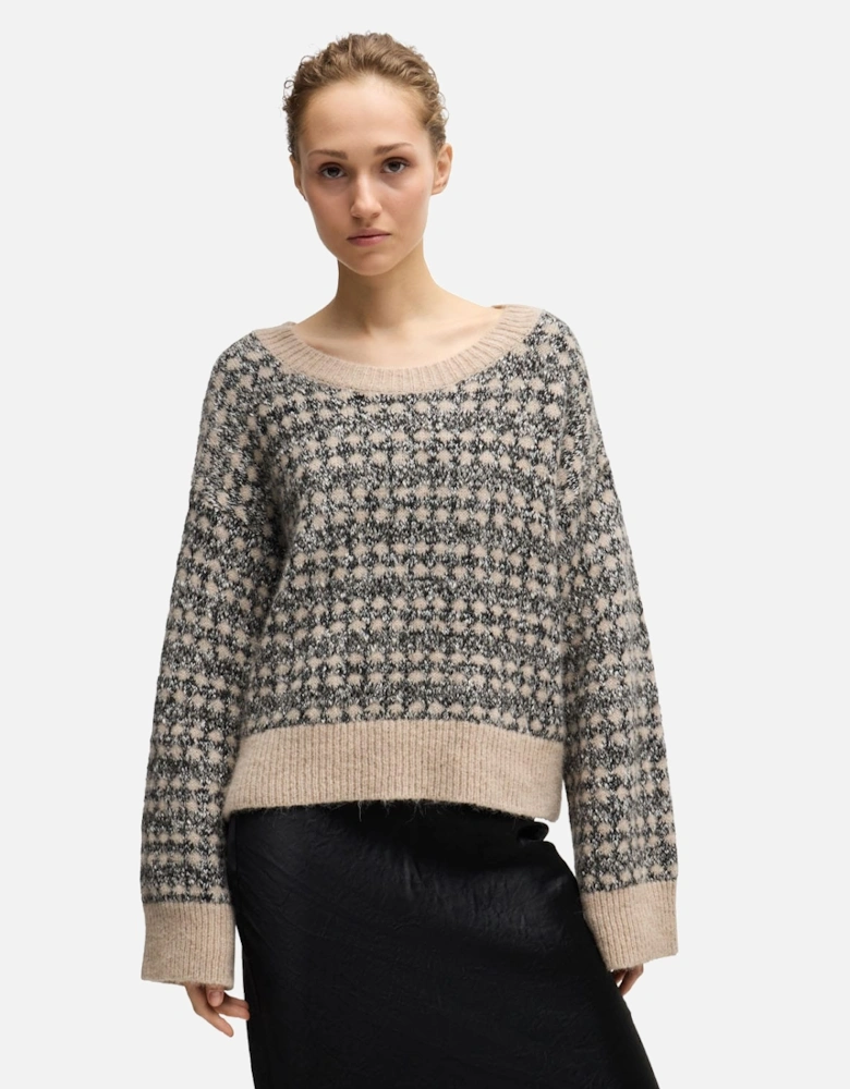 Fernade Jacquard-Knit Sweater