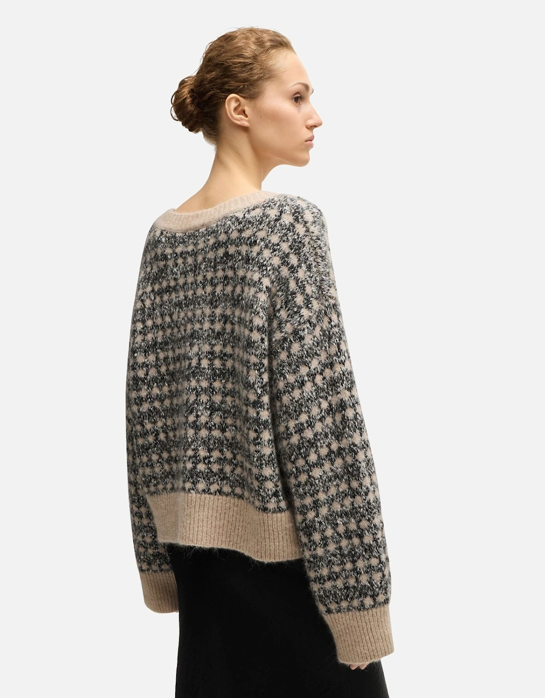 Fernade Jacquard-Knit Sweater