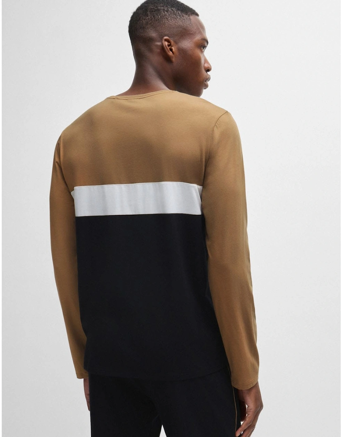 Long Sleeved Logo Print Pyjama T-Shirt