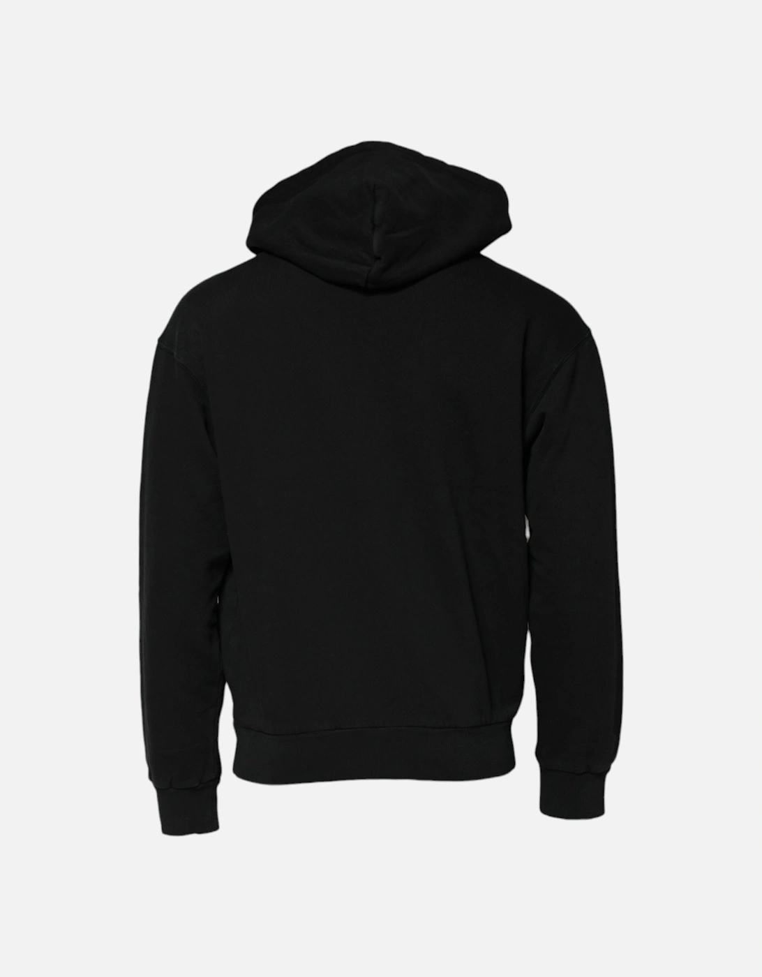 Hooded Zip Sweatshirt Logo Detail