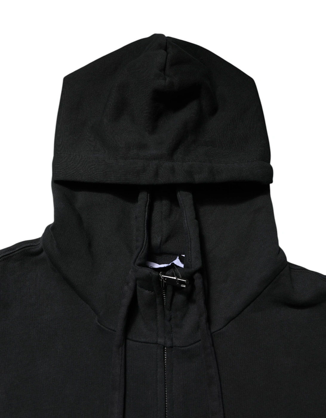 Hooded Zip Sweatshirt Logo Detail