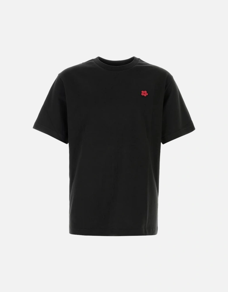 Boke Flower Patch T-Shirt in Black