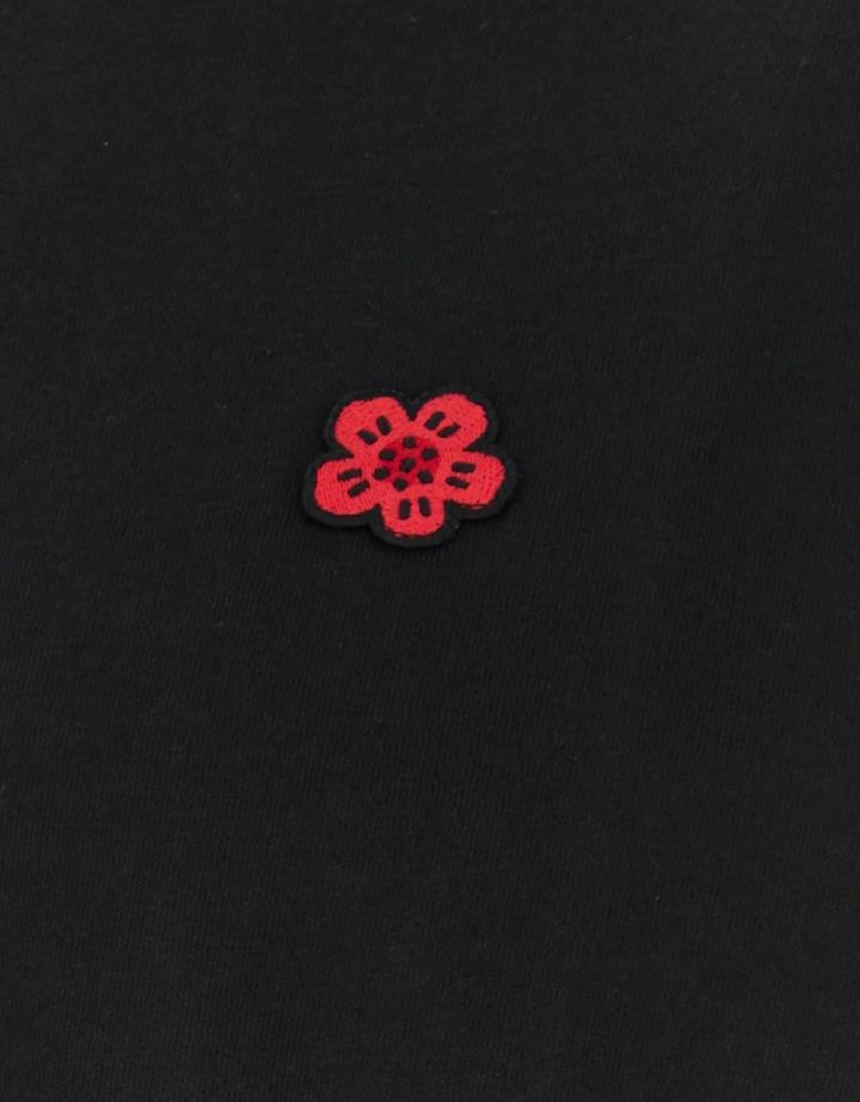 Boke Flower Patch T-Shirt in Black
