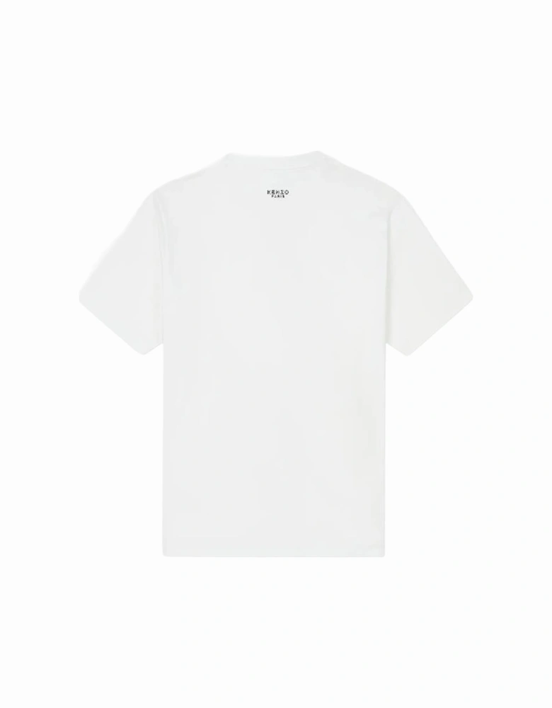 Boke Flower Patch T-Shirt in White