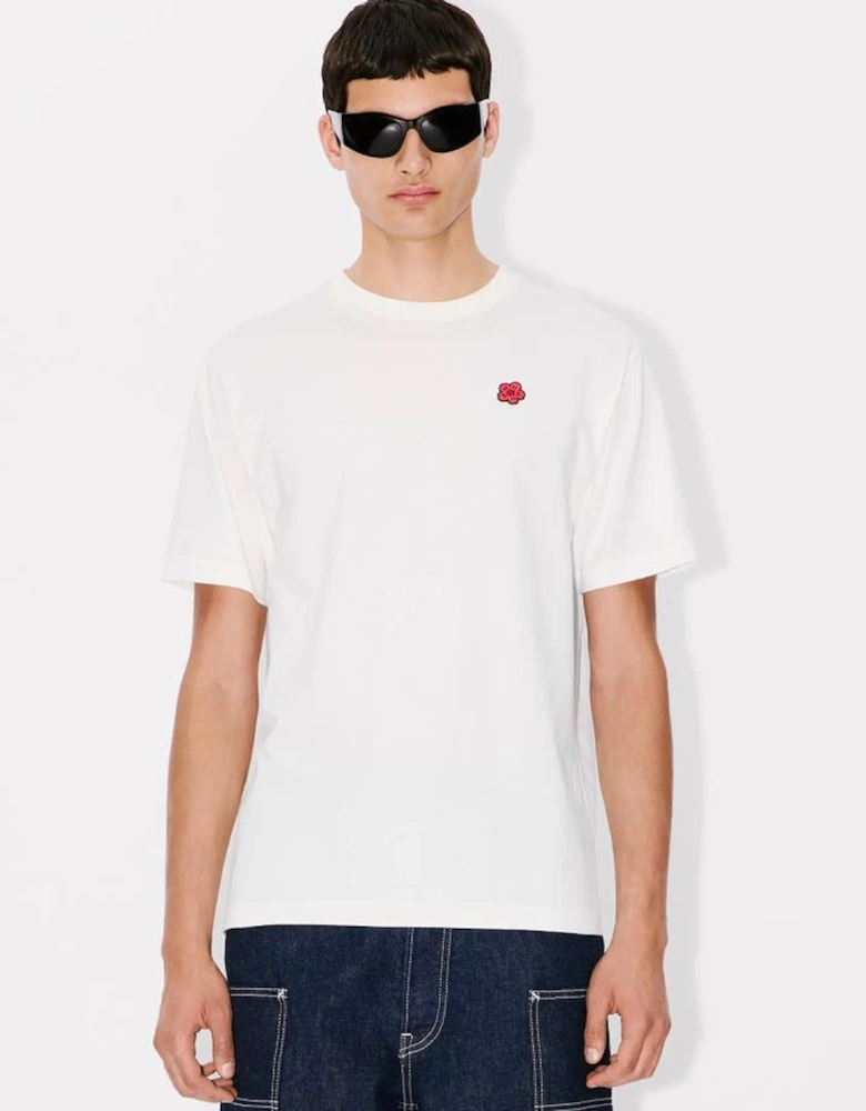 Boke Flower Patch T-Shirt in White