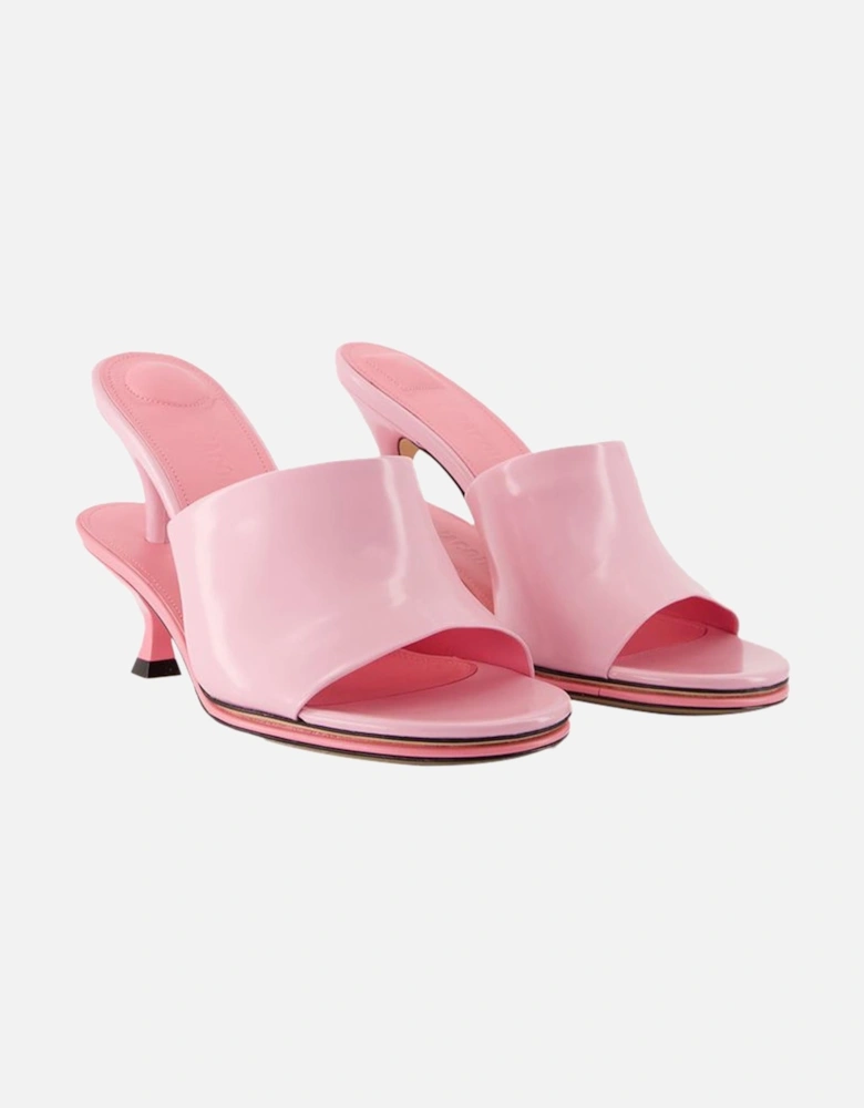 Les Mules Papillon Kitten Heel Mules