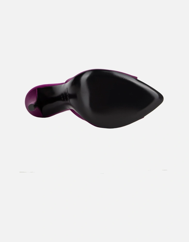 Satin Stiletto Heel Sandal