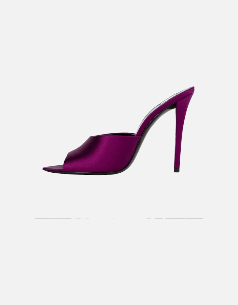 Satin Stiletto Heel Sandal