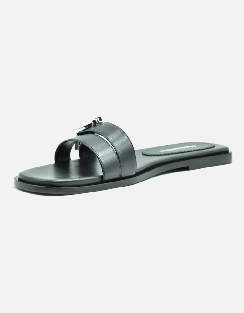 Leather Sandals with Synthetic Sole