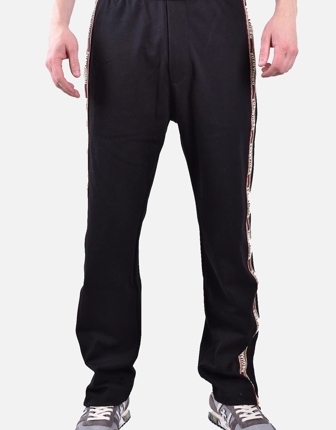 Tailored Fit Cotton-Polyester Blend Trousers