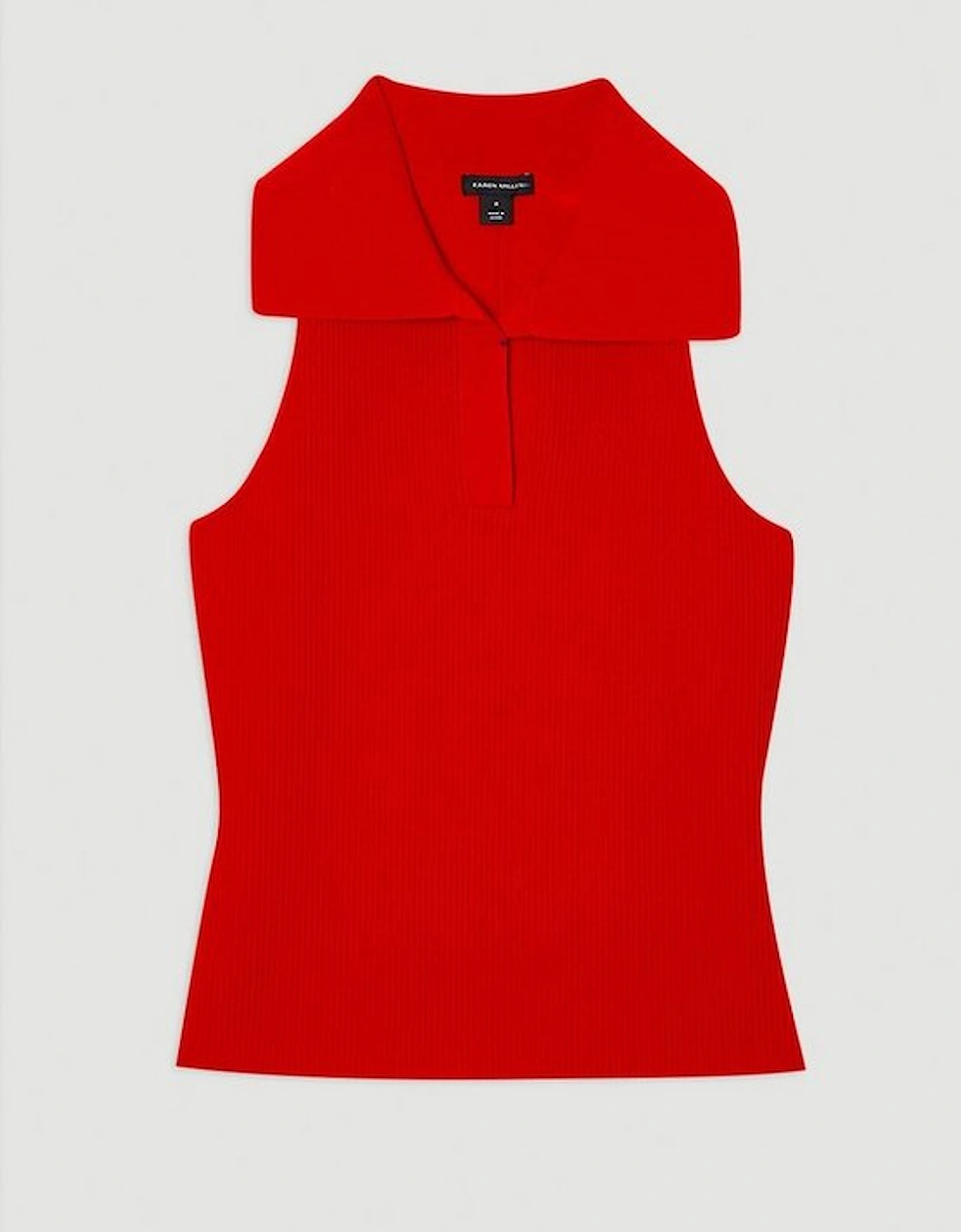 Compact Knit Sleeveless Top