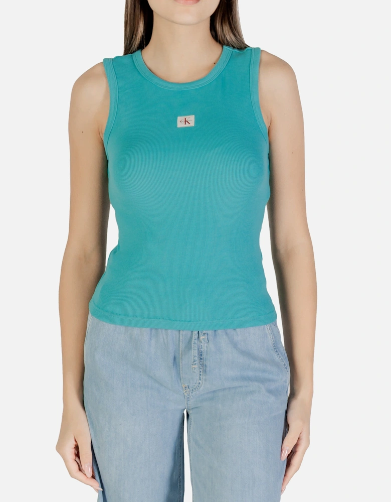 Ribbed Sleeveless Tank Top