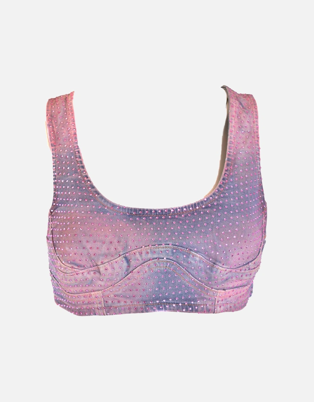 Rhinestone Denim Tank Top, 4 of 3