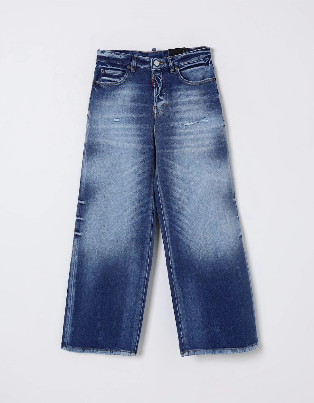 Kids Distressed Denim Jeans, 3 of 2
