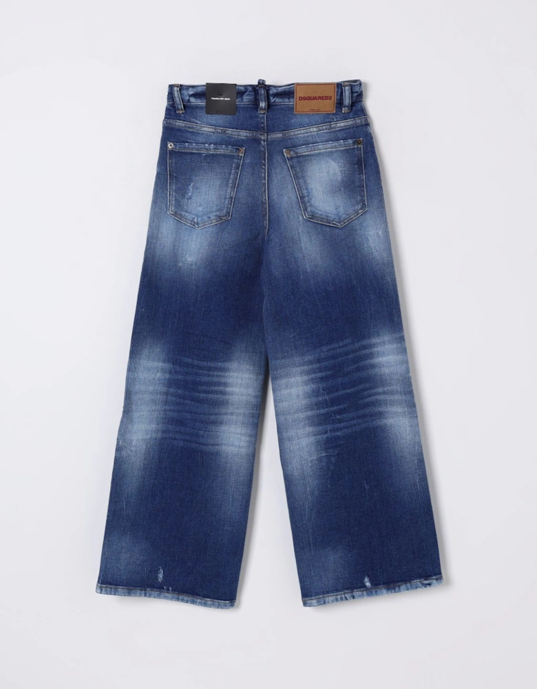 Kids Distressed Denim Jeans