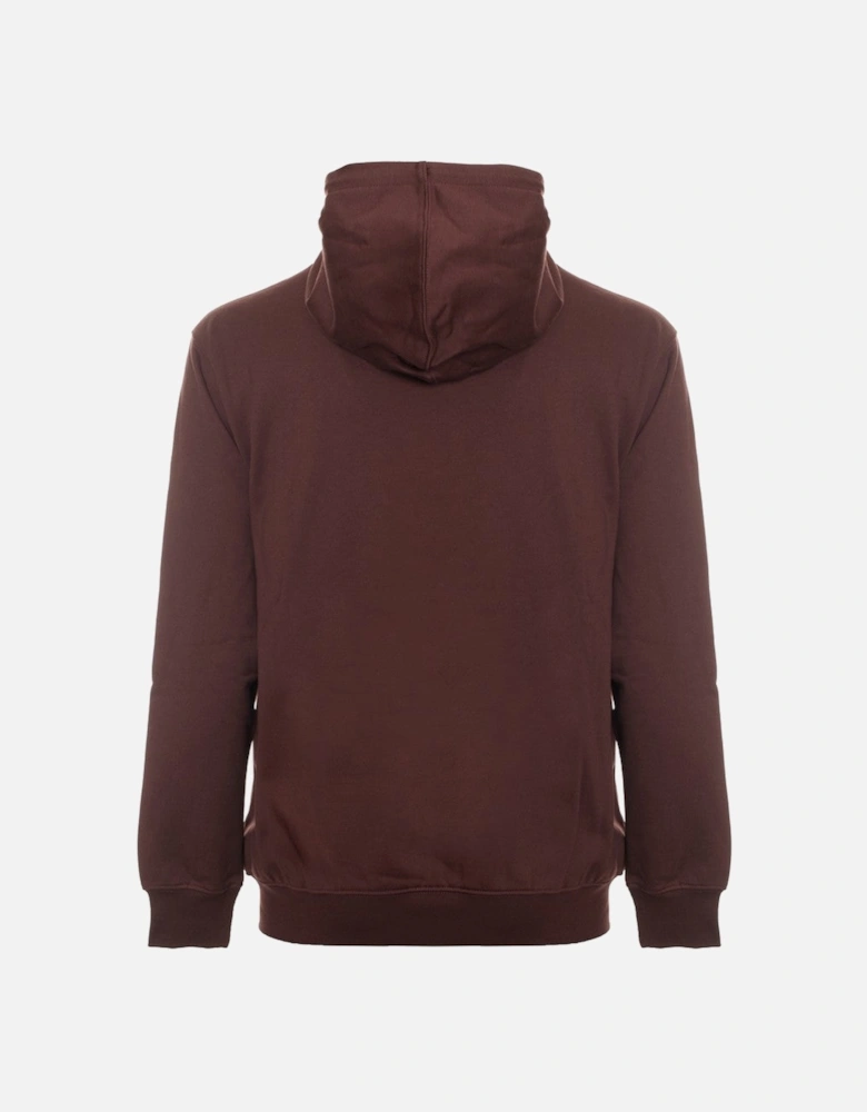 Cotton Hooded Sweatshirt with Visible Logo