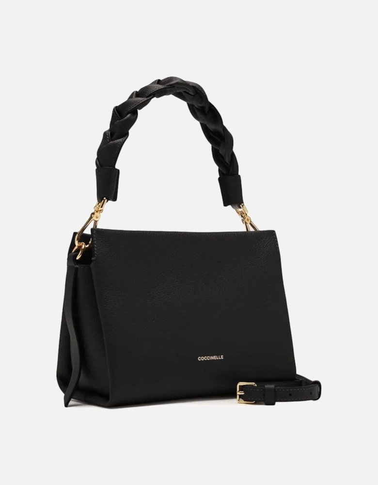 Leather Handbag with Adjustable Removable Strap