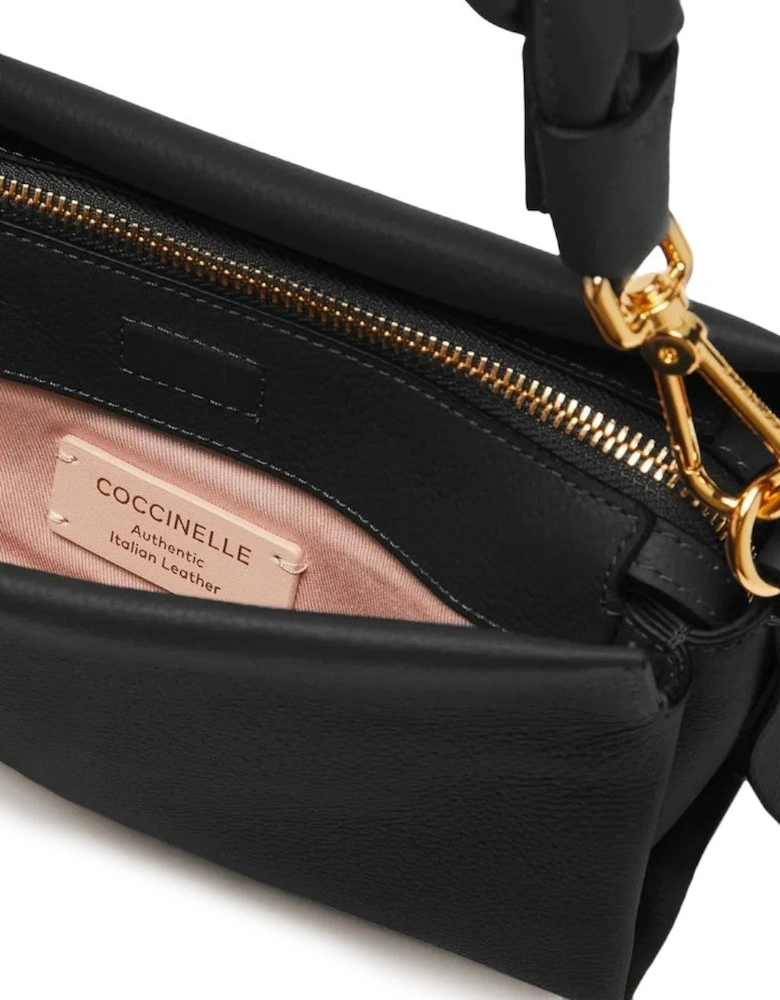 Leather Handbag with Adjustable Removable Strap