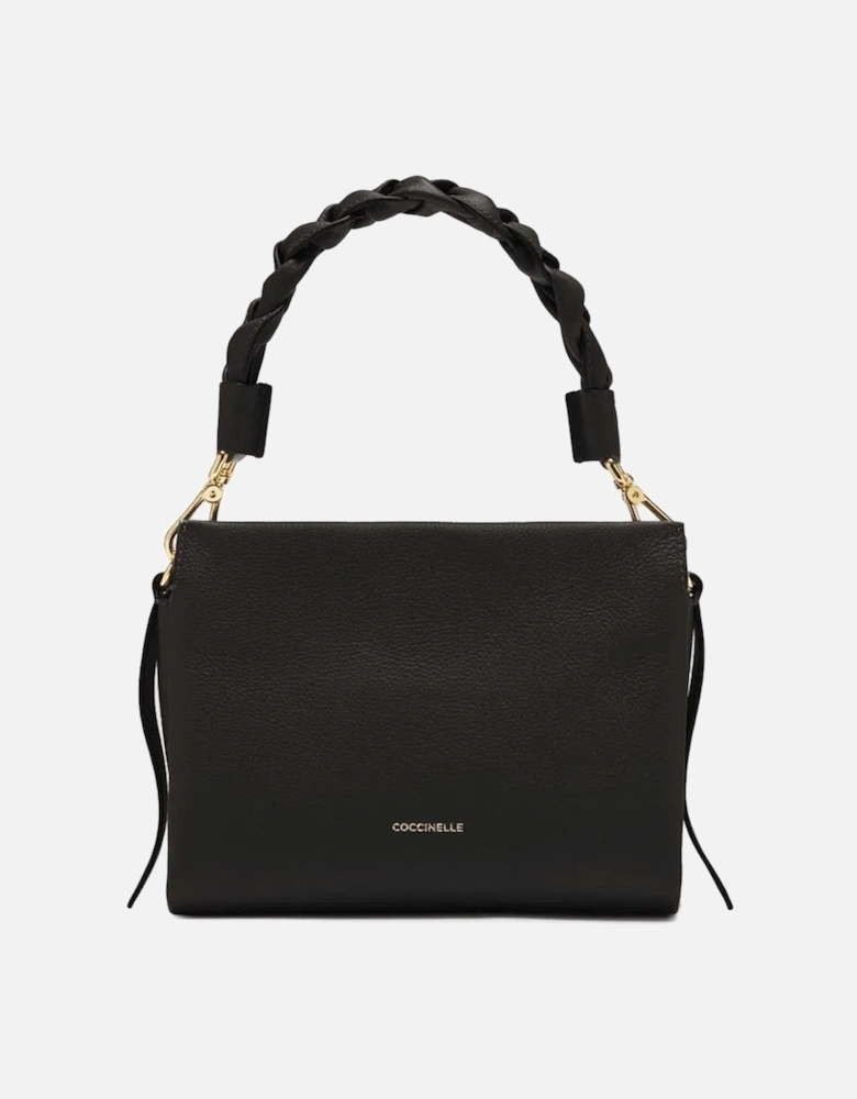 Leather Handbag with Adjustable Removable Strap