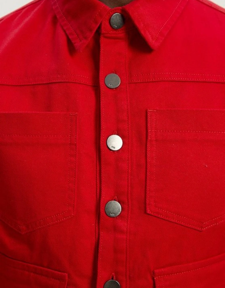 Coloured Denim Jacket