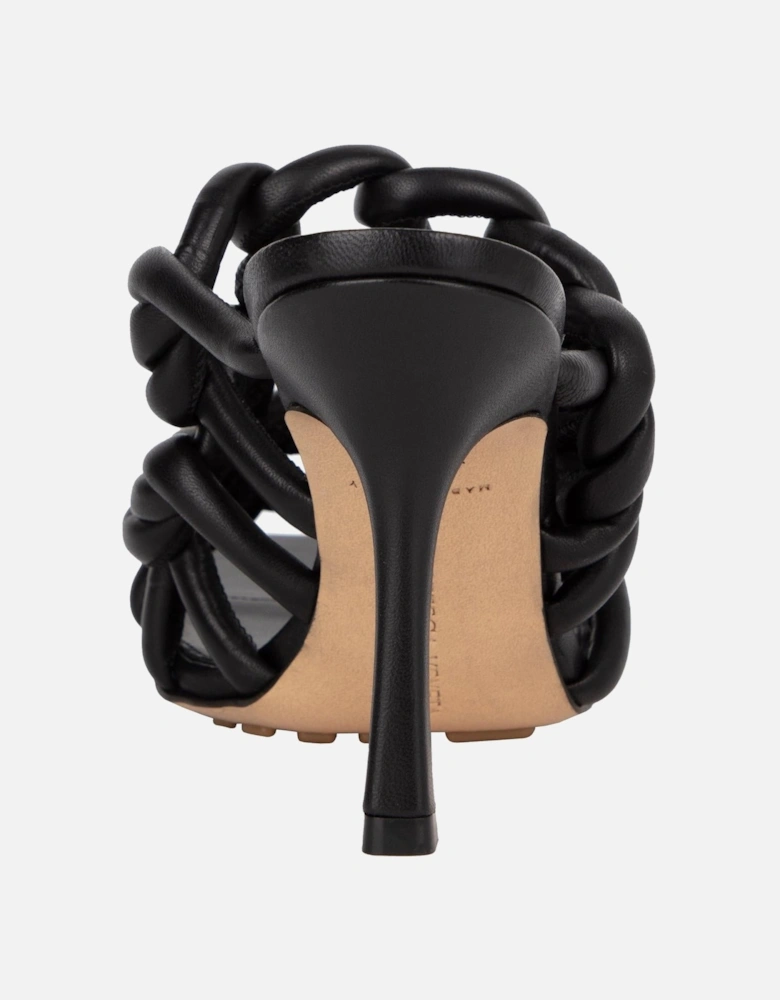 Intrecciato Knotted Leather Mules