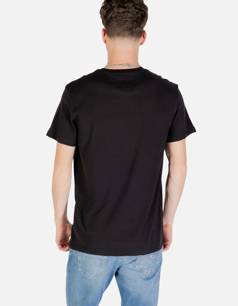 Organic Cotton Round Neck T-shirt with Short Sleeves