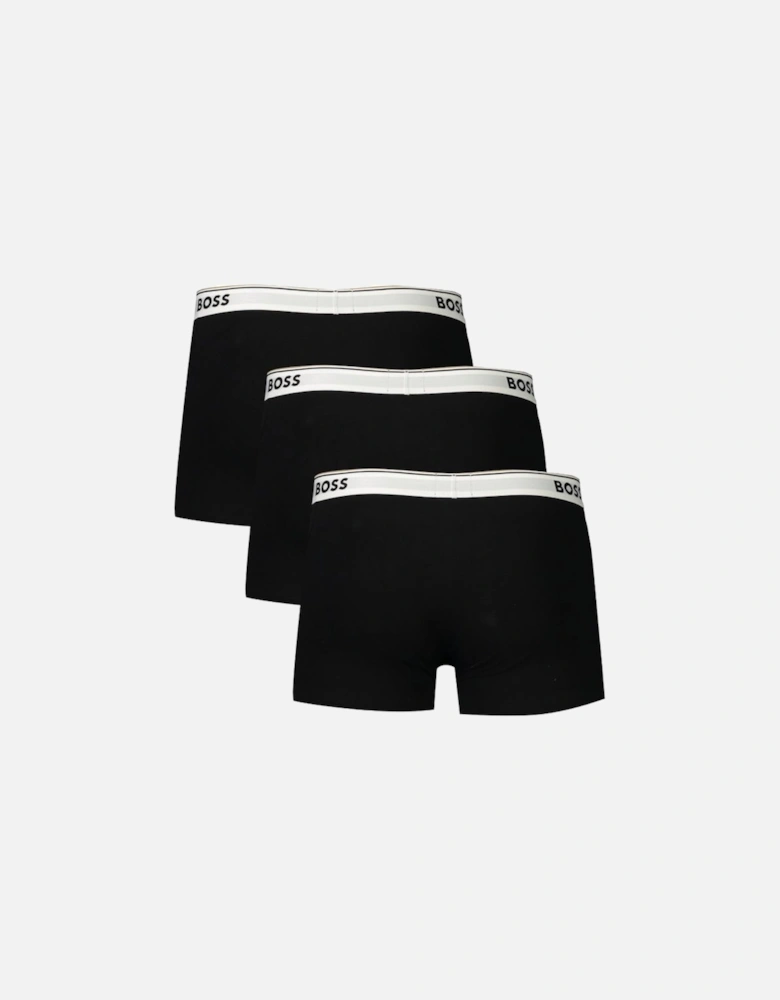 Triple-Pack Cotton Boxer Shorts with Elastic Waistband