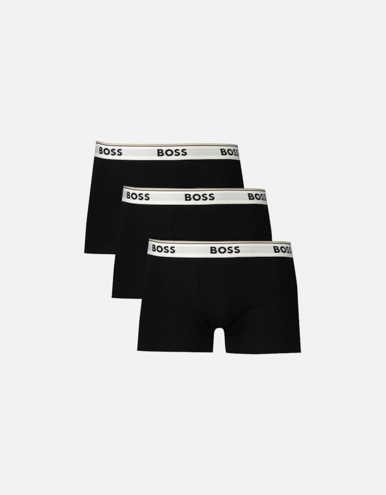 Triple-Pack Cotton Boxer Shorts with Elastic Waistband