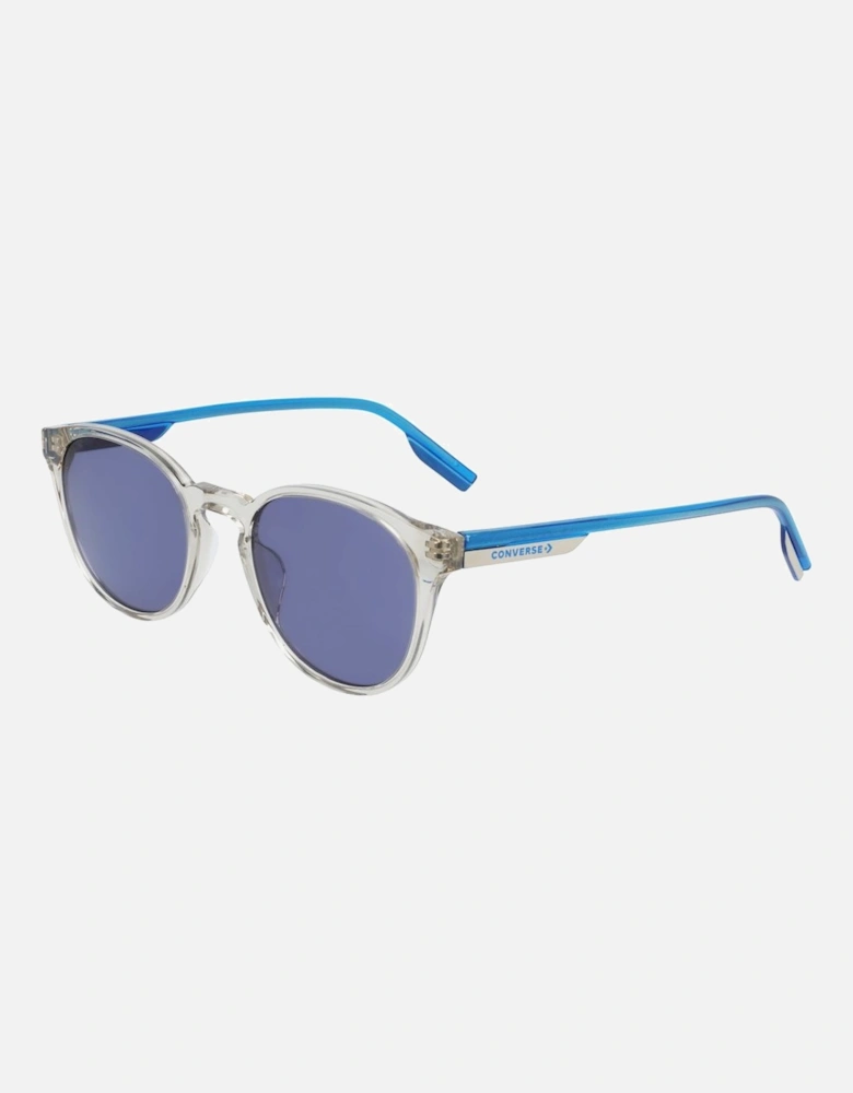 Acetate Sunglasses with Transparent Frames