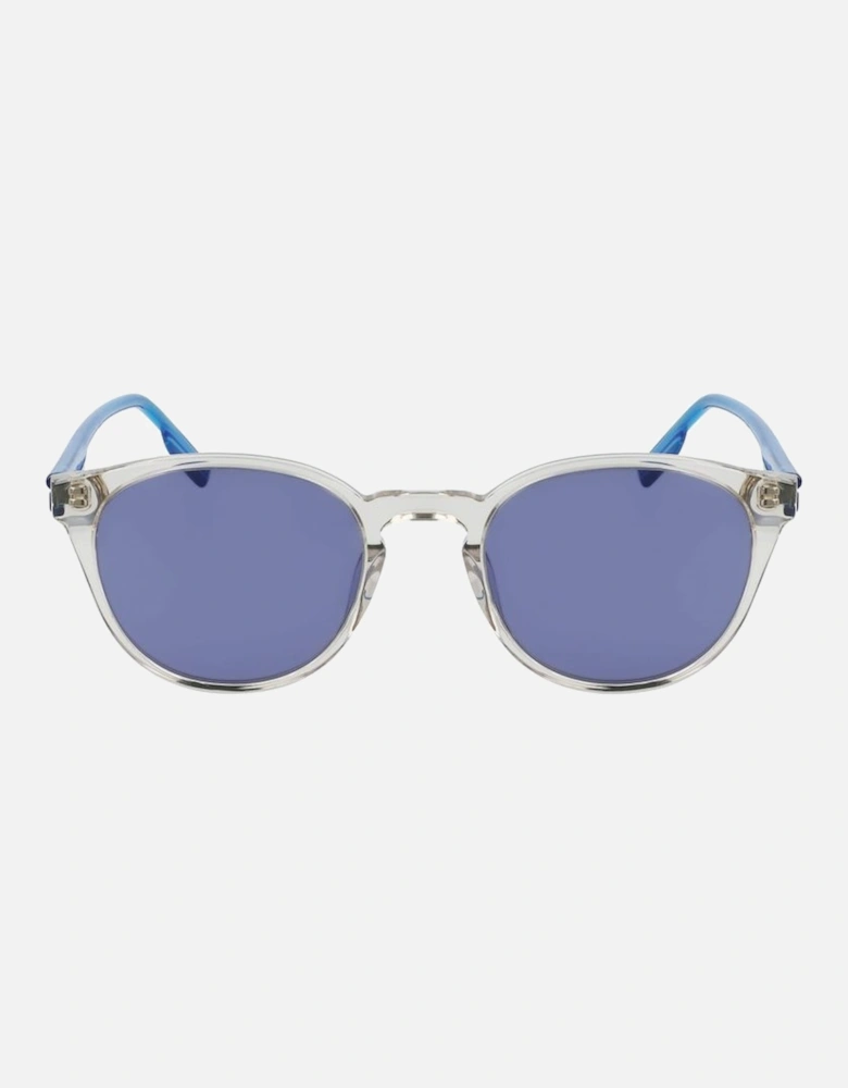 Acetate Sunglasses with Transparent Frames