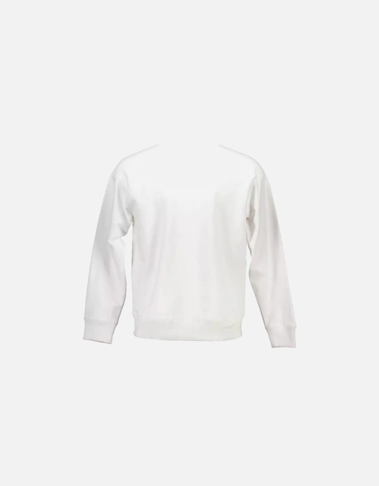 Crew Neck Sweatshirt Embroidered Logo