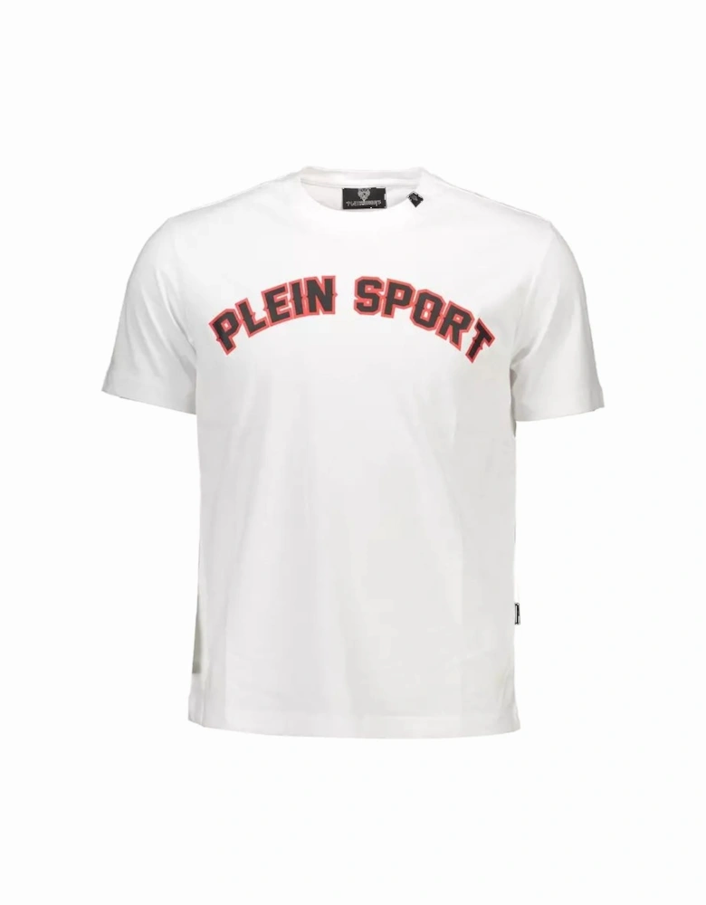Curved Hem TShirt Short Sleeve Crew Neck