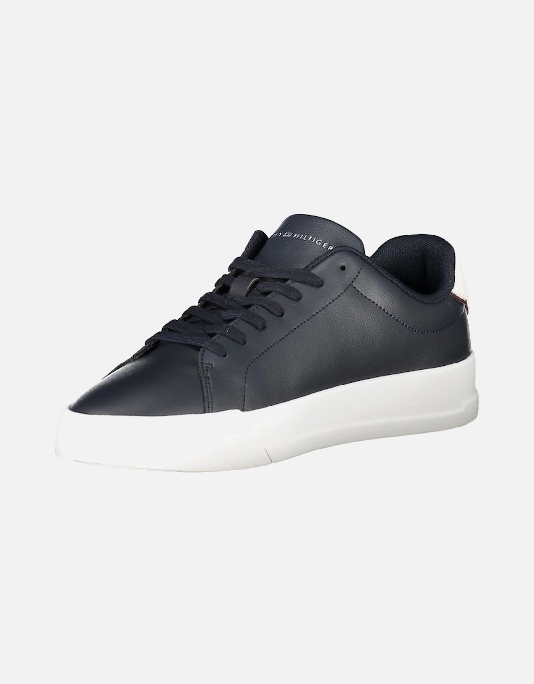 Sophisticated Leather Lace-Up Sneakers with Removable Insole